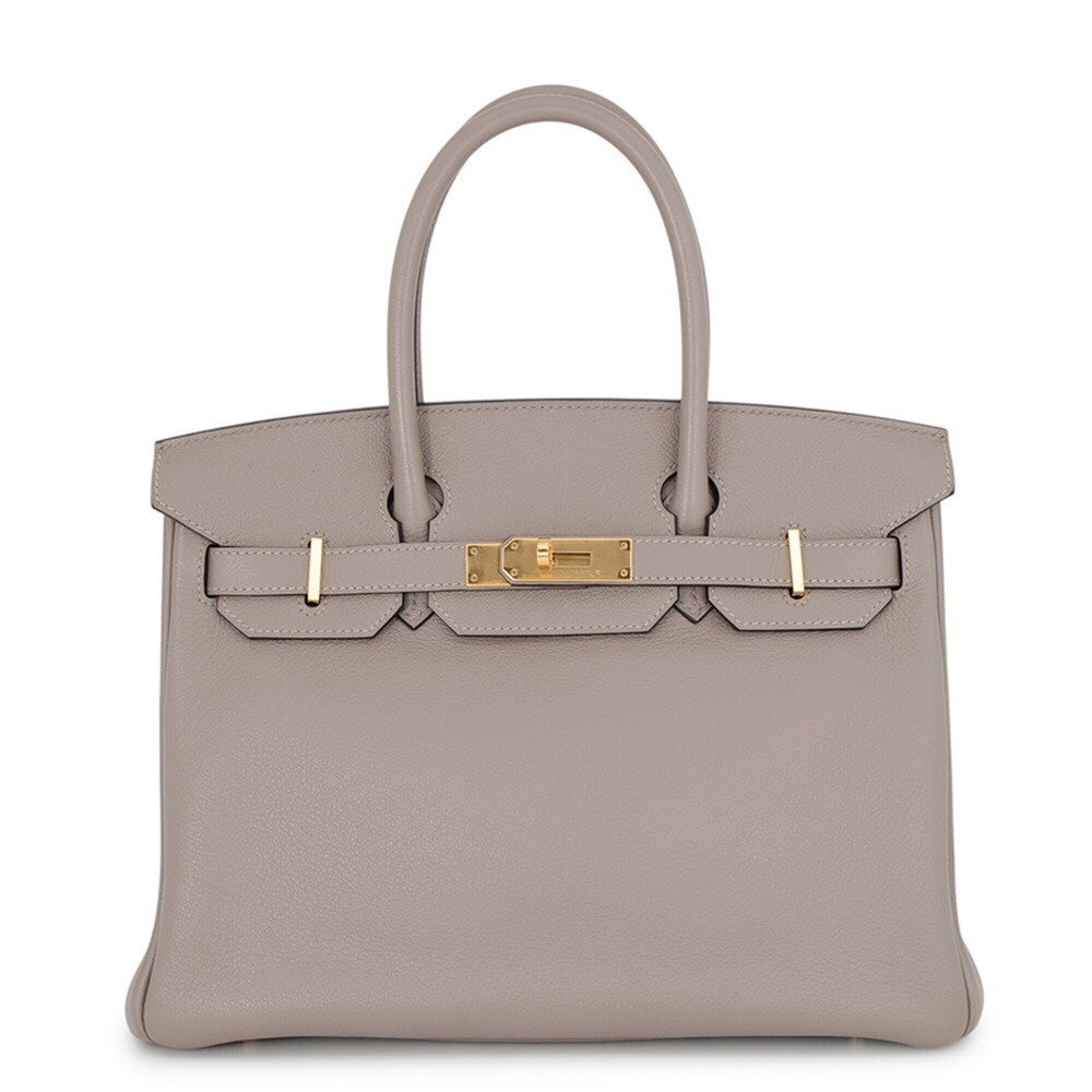 Hermes Birkin 30 Gris Asphalt Togo Y stamp HERMES handbag women's